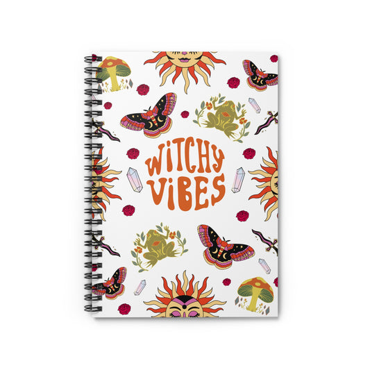 Witchy Vibes Spiral Notebook - Perfect for Journaling, Sketchnotes, Gifts for Witches, Study Motivation, Aesthetic Decor
